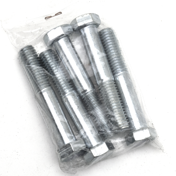 5pck hex bolt 1/2-13x3" UNC zinc (ES)