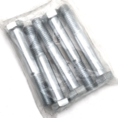 5pck hex bolt 1/2-13x3.5" UNC zinc (ES)