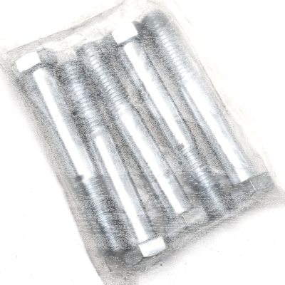 5pck hex bolt 1/2-13x3.5" UNC zinc (ES)