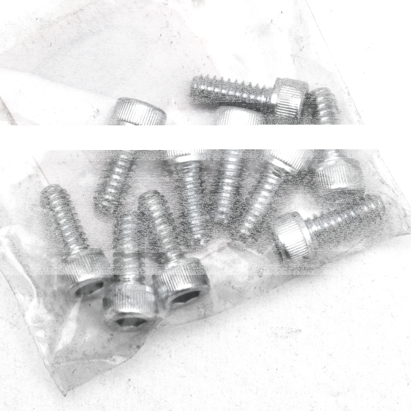 10pck allen bolt No. 10-24x1/2" UNC zinc (ES)