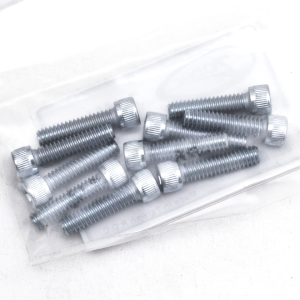 GZP 10pck allen bolt 1/4-20x1" zinc