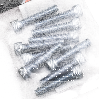 GZP 10pck allen bolt 1/4-20x1-1/4" zinc (ES)