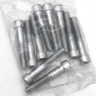 10pck allen bolt 3/8-16x2-1/4" UNC zinc (ES)