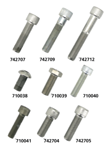 10pck allen bolt 3/8-24x2-1/4" UNF zinc (ES)