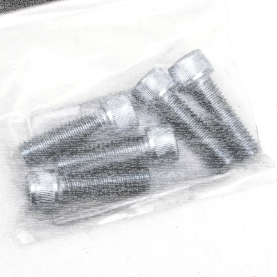 GZP 5pck allen bolt 7/16-14x1-1/2" zinc (ES)