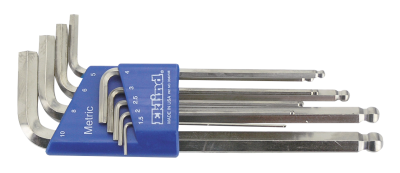 Bright Ball Allen wrenches Metric 9Piece (ES)