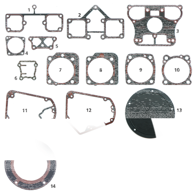 Cylinder base Gasket set BT63-83 FOAMET (ES)