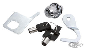 1982-1992 saddlebag lock w/guide & hook