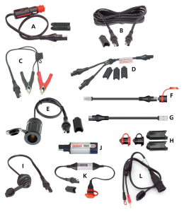 Optimate male Auto plug to SAE connector (ES)