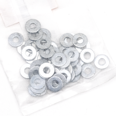 50pck washer 3/16" zinc (ES)