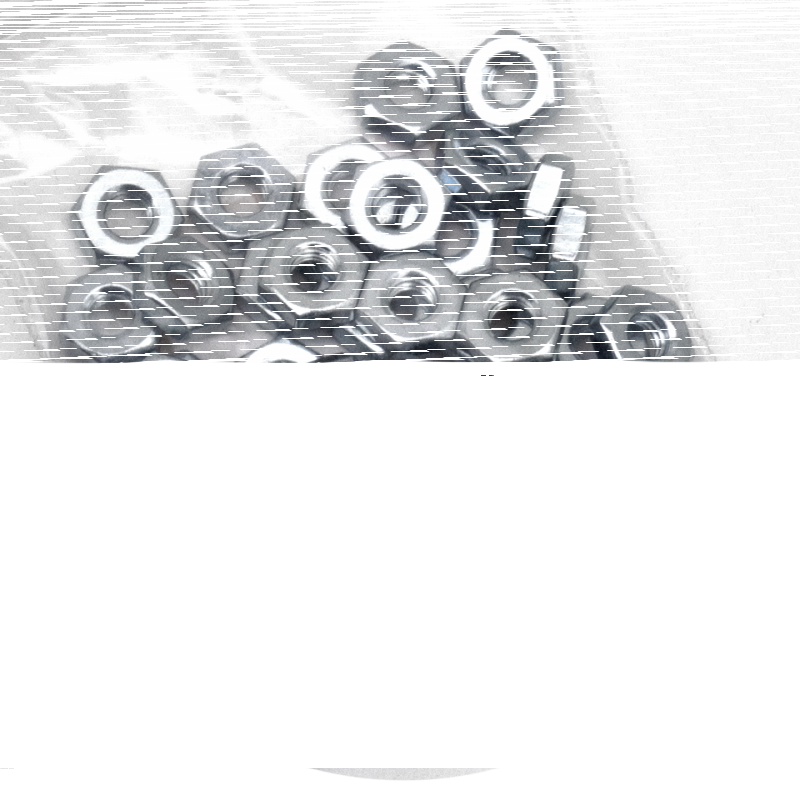50pck nut #10-32 UNC zinc (ES)