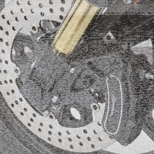 Wheel axle 25mm for Ohlins UPSD fork (ES)