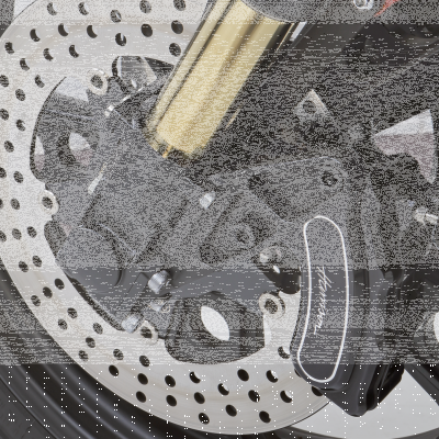 Fender bracket kit Ohlins Black anodized (ES)