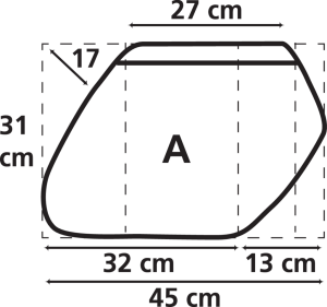 K-Drive Universal saddlebags with Studs
