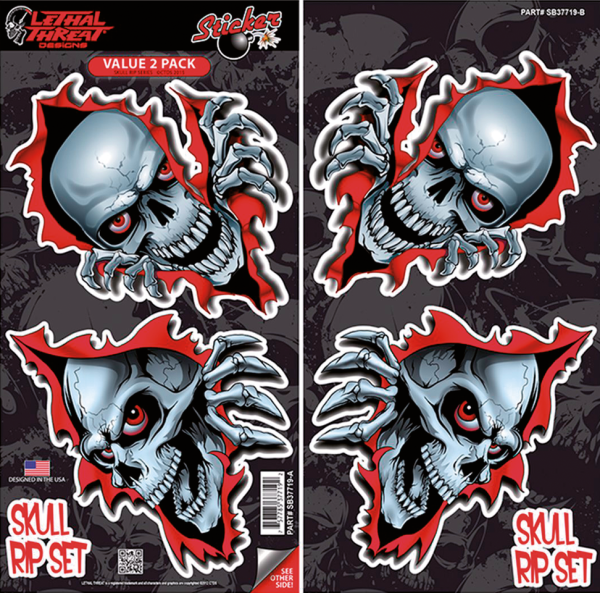 SKULL RIP SERIES STICKER BOMB (ES)