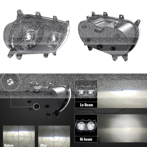 LED HALO Headlight Unit FLTR15-Up (ES)