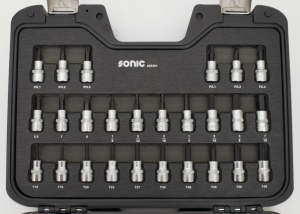 Sonic 53pc 3/8" drive socket set SAE (ES)