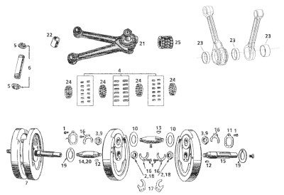 Rod race set 24341-29+24352-29 DL/RL/W (ES)