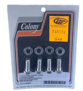 Colony Linkert carb bolts & washers (ES)