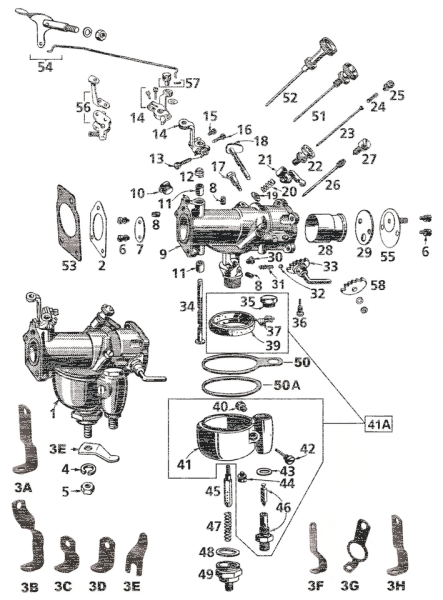 gasket, bowl lock nut, all models (ES)