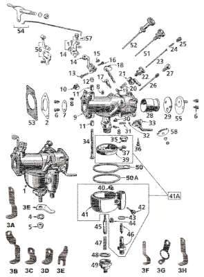 gasket, bowl lock nut, all models (ES)