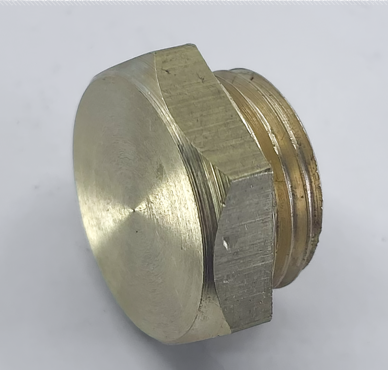 cap, bowl, all sidevalves, plain brass (ES)