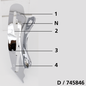 Shifter guide 4 speed all 1937-1946