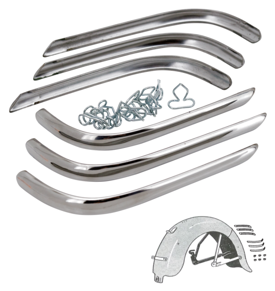 stripe set sergeant style w/clamps set 6 (ES)