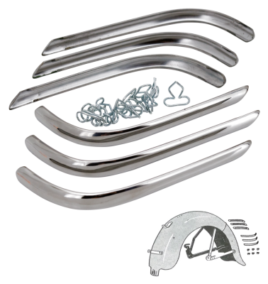 stripe set sergeant style w/clamps set 6 (ES)