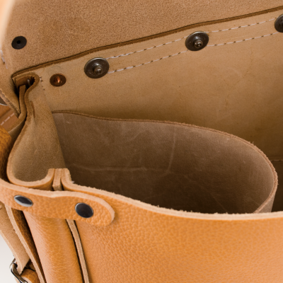 saddlebags army model w/mounting, pebble (ES)