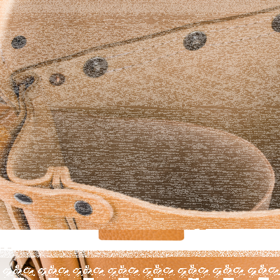 saddlebags army model w/mounting, pebble (ES)