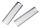 Muffler mounting strips, pair (ES)