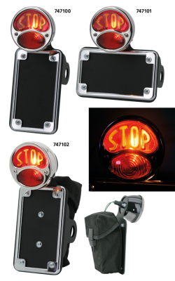 NSC 28 taillight w/vertical lic.mount (ES)