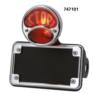 NSC 28 taillight w/horizontal lic.mount (ES)