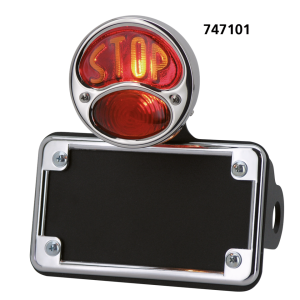 NSC 28 taillight w/horizontal lic.mount (ES)