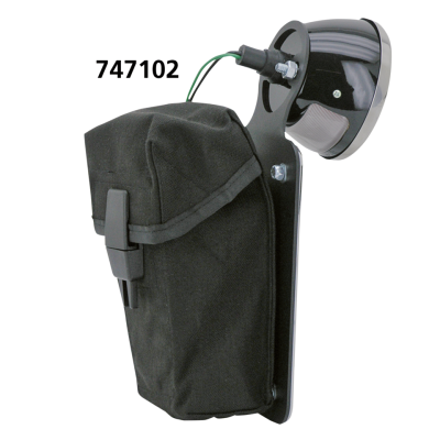 NSC 28 taillight w/vert.lic.mount w/bag (ES)