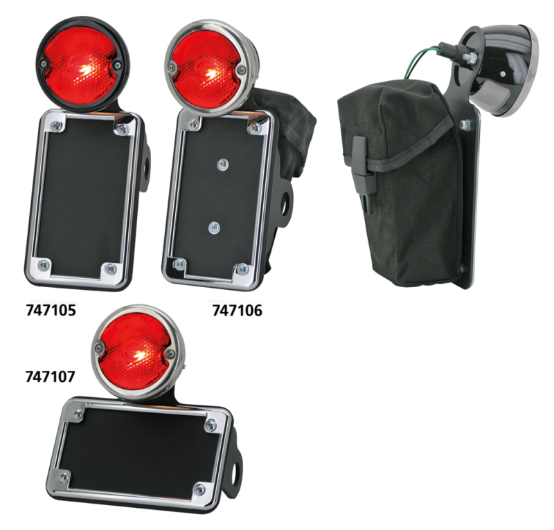 NSC 32 taillight w/vertical lic.mount (ES)