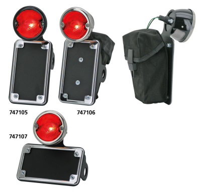 NSC 32 taillight w/vertical lic.mount (ES)