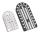 small brake pedal FXST POLISHED (ES)