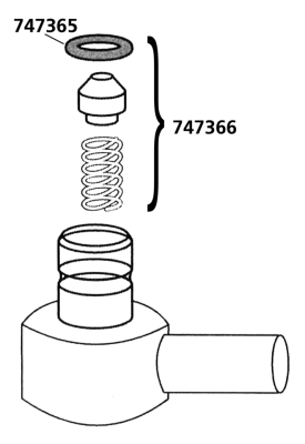 F-T Fuel Line Male End Rebuild Kit (ES)