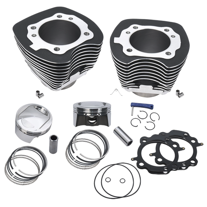 S&S 98CI Kit w/CP Pistons TC99-06 Black (ES)