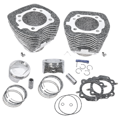 S&S 98CI Kit w/CP Pistons TC99-06 Black (ES)