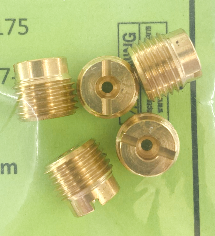 5pck Keihin Butterfly MAIN JETS #175 (ES)