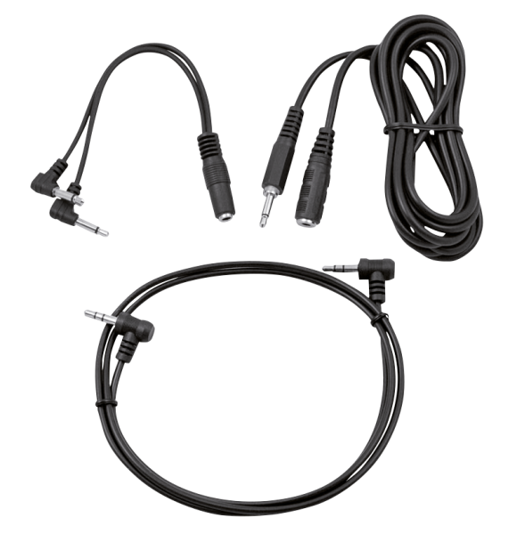 Cycle Sounds aux cable kit Power Pucks (ES)