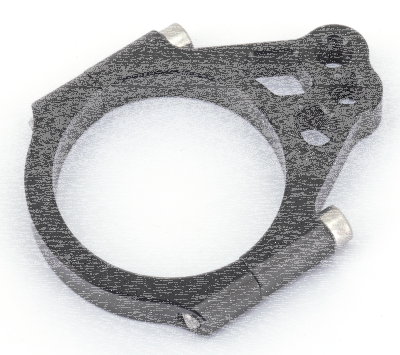 HyperPro Fork Clamp Black 50mm (ES)