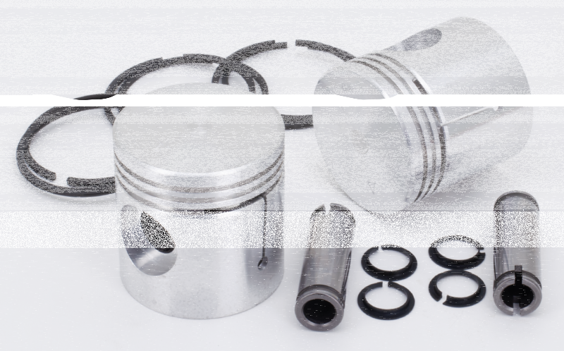 Pistons w/Hasting rings 45CI +.06" set/2 (ES)