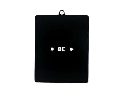 Blk Licence plate Belgium (ES)