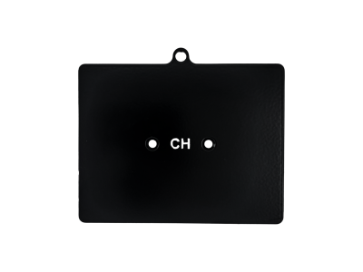 Blk Licence plate Switzerland (ES)