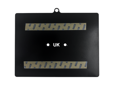 Blk Licence plate UK (ES)