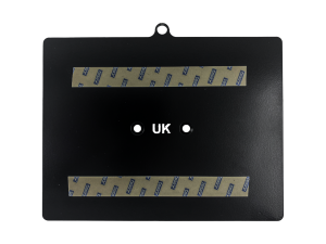 Blk Licence plate UK (ES)
